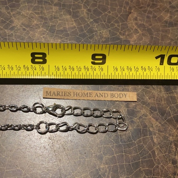 Purple Amethyst Pendulum Crescent Moon Necklace Jewelry New Witch Boho Magic - Picture 5 of 9